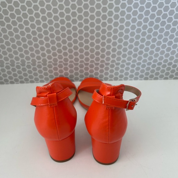 Heels Charm NWOT Orange  Block Heels Women’s 
Size 8M - Picture 4 of 5